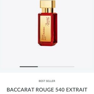 Maison Francis Kurkdjian Baccarat Rouge 540 Extrait - Red & Gold Packaging